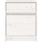  Noćni ormarići 2 kom bijeli 40 x 31 x 50 cm od masivne borovine | shoptok.hr