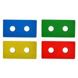 Lean_Toys Leseni vlakec na vrvici s kockami iso | Shoptok.si