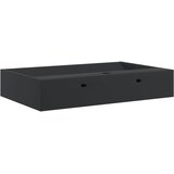  Umivaonik od lijevanih minerala i mramora 60x38x11 cm mat crni | shoptok.hr