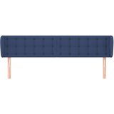  Uzglavlje s ušima plavi 163x23x78/88 cm od tkanine | shoptok.hr