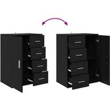 Komode s ladicama Corona 2 pcs Crni hrast 59 x 39 x 80 cm | shoptok.hr