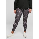 Urban Classics Women's AOP Geometric Black Leggings Cene