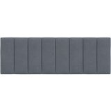 vidaXL Vzglavna stranica temno siva 140 cm žamet | Shoptok.si