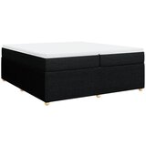 Maison Chic Box spring postelja - Vzmetna postelja z vzmetnico črn 200x200 cm blago SL11693, (21882790) | Shoptok.si