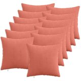  Presvlaka za jastuk 12 pcs HEERLEN Crvena narančasta 50 x 50 cm - Crvena narančasta 50 x 50 cm 12 Slike