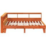  Krevet s regalom za knjige bez madraca 180x200 cm od borovine | shoptok.hr