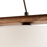 LAMKUR Luster na sajli AIDA 2xE27/60W/230V Ø 35 cm hrast/orah | Eponuda.com
