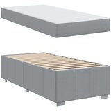  Konstrukcija postelje z vzmetnico Svetlo siva 90 x 190 cm blago, (5000124137) | Shoptok.si