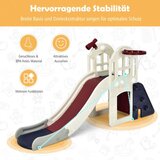  Dječji tobogan, dječje igralište za vrt, dječji tobogan s ljestvama, košarkaški koš - plavi | shoptok.hr