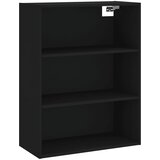  Visoka komoda crni 69,5x34x180 cm konstruirano drvo | Eponuda.com