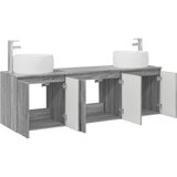  Set ormarića za kupaonicu 3 kom. Siva Sonoma 49,5 x 44,5 x 66 cm | shoptok.hr