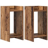  Stalak za biljke s policom 2 pcs Staro drvo 30 x 30 x 60 cm | Eponuda.com