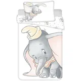 Pamučna dječja posteljina za dječji krevetić 100x135 cm Dumbo –