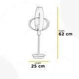 Lesnina XXXL NAMIZNA SVETILKA 25/62 cm | Shoptok.si