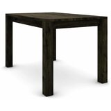  Hrastov stol 120 x 80 cm, crni sa srebrnim efektom | shoptok.hr