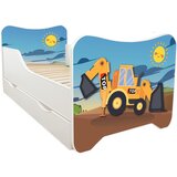  Dečiji krevet 160X80Cm happy kitty + fioka excavator | ePonuda.com