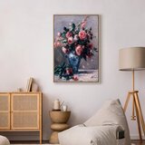  Slika - Pierre-Auguste Renoir – Vase of Roses 80x120 U prirodnom drvenom okviru | shoptok.hr