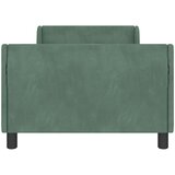  Krevet za djecu s uzglavljem Morska zelena 80 x 200 cm Baršun | shoptok.hr