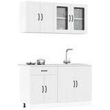  Set kuhinjskih ormarića od 4 dijela "Lucca" od bijelog inženjerskog drva | shoptok.hr