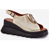 Boto Leather Women's Wedge Sandals With Decoration Artiker | Shoptok.si