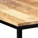  Blagovaonski stol od masivnog grubog drva manga 140x70x75 cm | shoptok.hr
