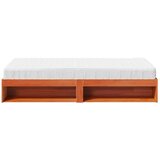 Dnevni krevet s madracem voštano smeđi 90x200 cm od borovine | shoptok.hr