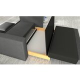 ELTAP Tamno siva baršunasti sklopiva/s prostorom za odlaganje sofa 151 cm Wave – | shoptok.hr