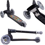 BOLDCUBE sklopivi mali romobil s tri kotača, Rocket crne boje | shoptok.hr