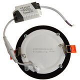  LED ugradno stropno svetlo GERD LED/6W/230V 3000K crna | Eponuda.com