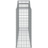 Lučne gabionske košare 8 kom 300x50x120/140cm pocinčano željezo | shoptok.hr