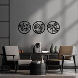 Wallity Kovinska stenska dekoracija Floral – Wallity Cene