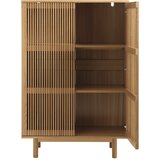 Unique Furniture Omarica v hrastovem dekorju v naravni barvi 95x140 cm Tiber – | Shoptok.si