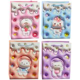 Teddy Bear Paper Gift Bag Pastel Colors 23 x 18 x 10.5 cm | Shoptok.si