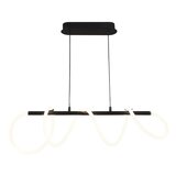  LED luster na sajli EMMA LED/38W/230V crna | Eponuda.com