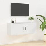 vidaXL Stenska TV omarica bela 100x34,5x40 cm | Shoptok.si