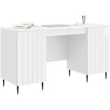  Stol Bijela visokog sjaja 142,5 x 50 x 75 cm Konstruirano drvo | shoptok.hr