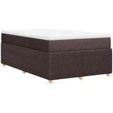 Krevet box spring s madracem tamnosmeđi 120 x 190 cm od tkanine | shoptok.hr