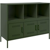  The Living Store Komoda olivno zelena 100,5x39x79 cm hladno valjano jeklo - Komoda, (21496464) | Shoptok.si