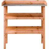  Stol za biljke s policama smeđi 78x38x82,5 cm masivna jelovina | Eponuda.ba
