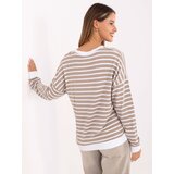 RELEVANCE Blouse-RV-BZ-A901.55-dark beige | Shoptok.si