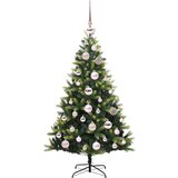 vidaXL Umjetno rasklopivo božićno drvce 150 LED-a Zelena 120 cm | shoptok.hr