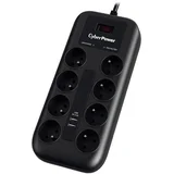 surgeprotector P0820SUF0-DE 8xSchuko 200V 1,8m prenapetostna zaščita razdelilec