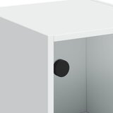  Visoka komoda sa staklenim vratima bijela 35 x 37 x 109 cm | shoptok.hr