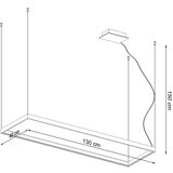  Lestenec TUULA L golden 4000K, (21348269) | Shoptok.si