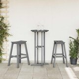 Barska stolica 2 pcs Svijetlo siva 52 x 43 x 73,5 cm HDPE | shoptok.hr