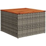  Vrtna garnitura - 11-dijelni set vrtnih sofa od poliratana s jastucima sivi - Siva Sa stolom 1 | shoptok.hr