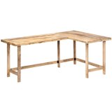 vidaXL Pisalna miza 180x120x76 cm trden mangov les | Shoptok.si