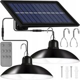  2x solarna viseča 80W LED svetilka hladno bela 3600mAh IP44 | Shoptok.si