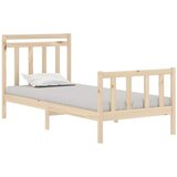  Posteljni okvir iz trdnega lesa 90x190 cm, (20645850) | Shoptok.si