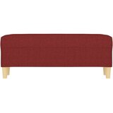  Klupa Crvena boja vina 100x35x41 cm od tkanine | Eponuda.ba